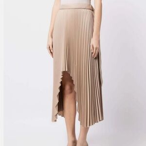 Rokh arch pleated midi skirt